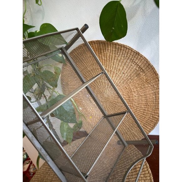 Mesh Metal Desk Organizer with 3 Compartments - Picture 10 of 12